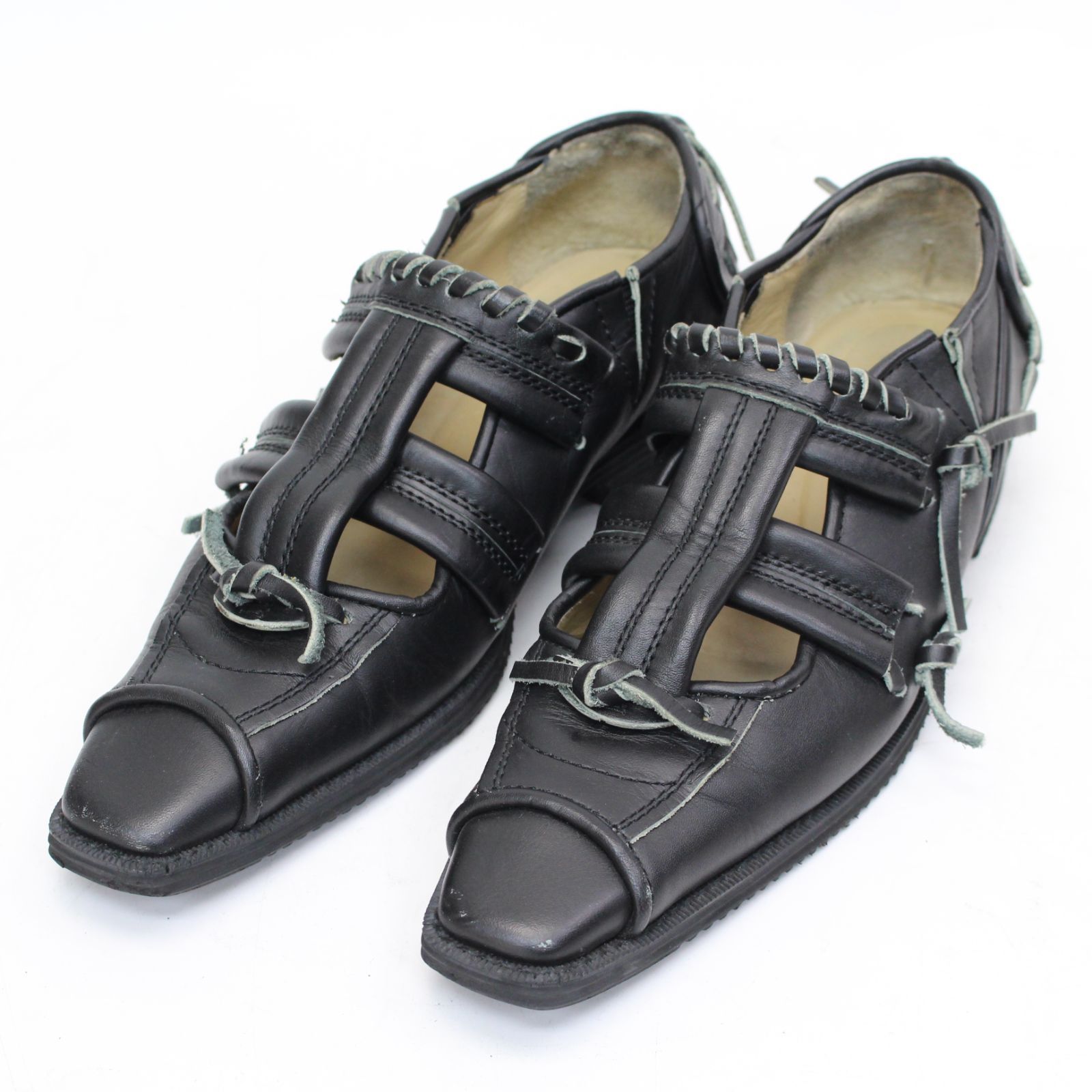 716)コムデギャルソン COMME des GARCONS グルカ シューズ 23 1/2 黒