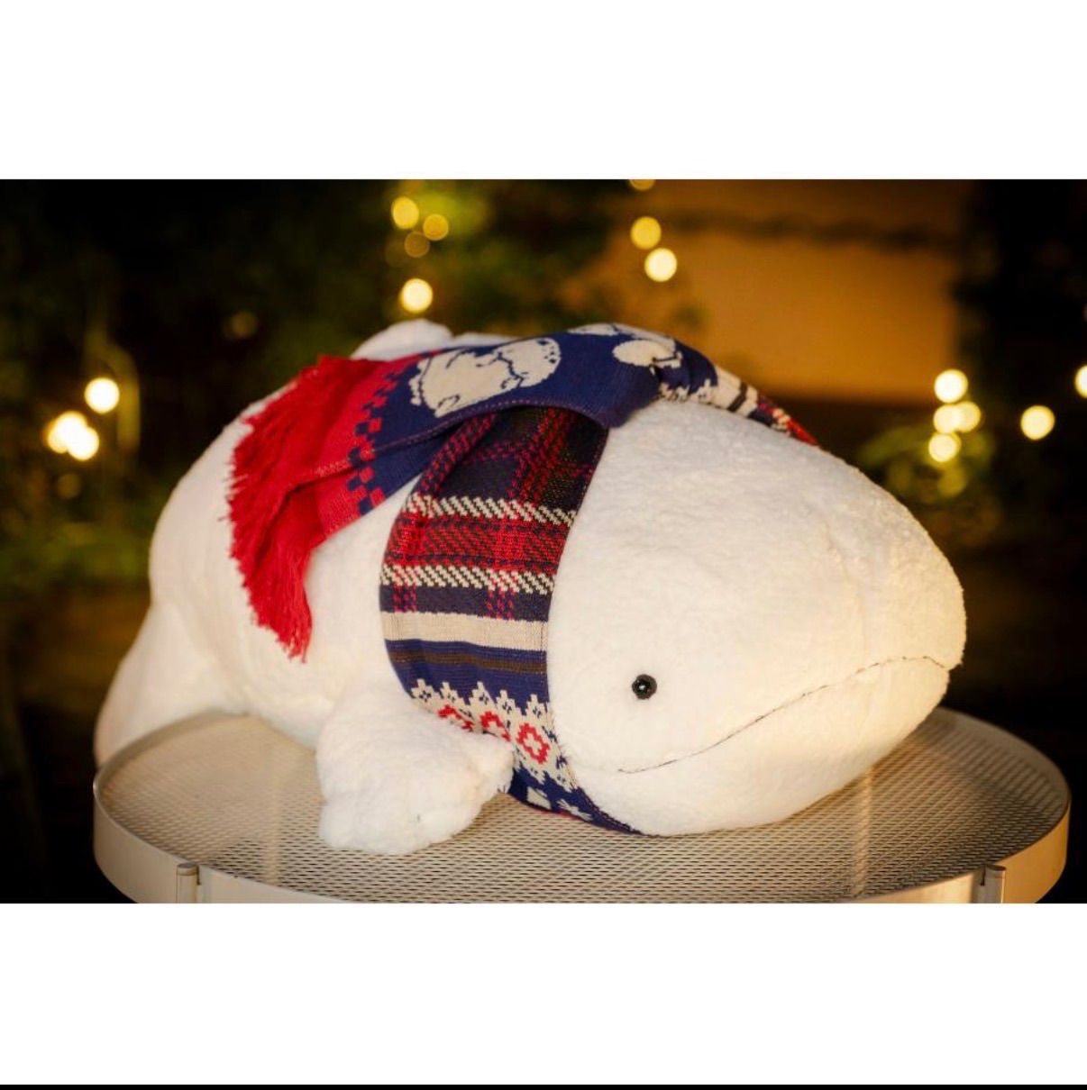 京都水族館オリジナル マフラー付きオオサンショウウオ雪ぬいぐるみ