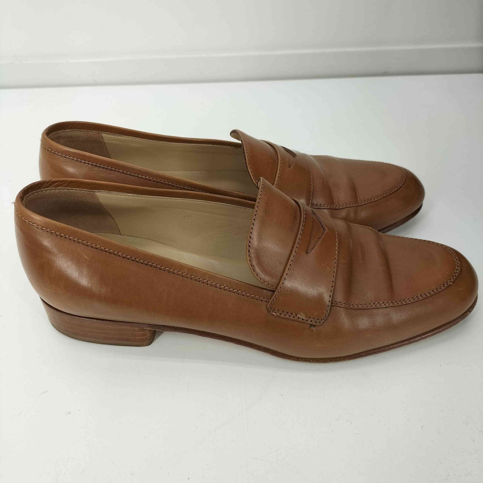 ルカ グロッシ LUCA GROSSI イタリア製 本革 レザー コイン ローファー