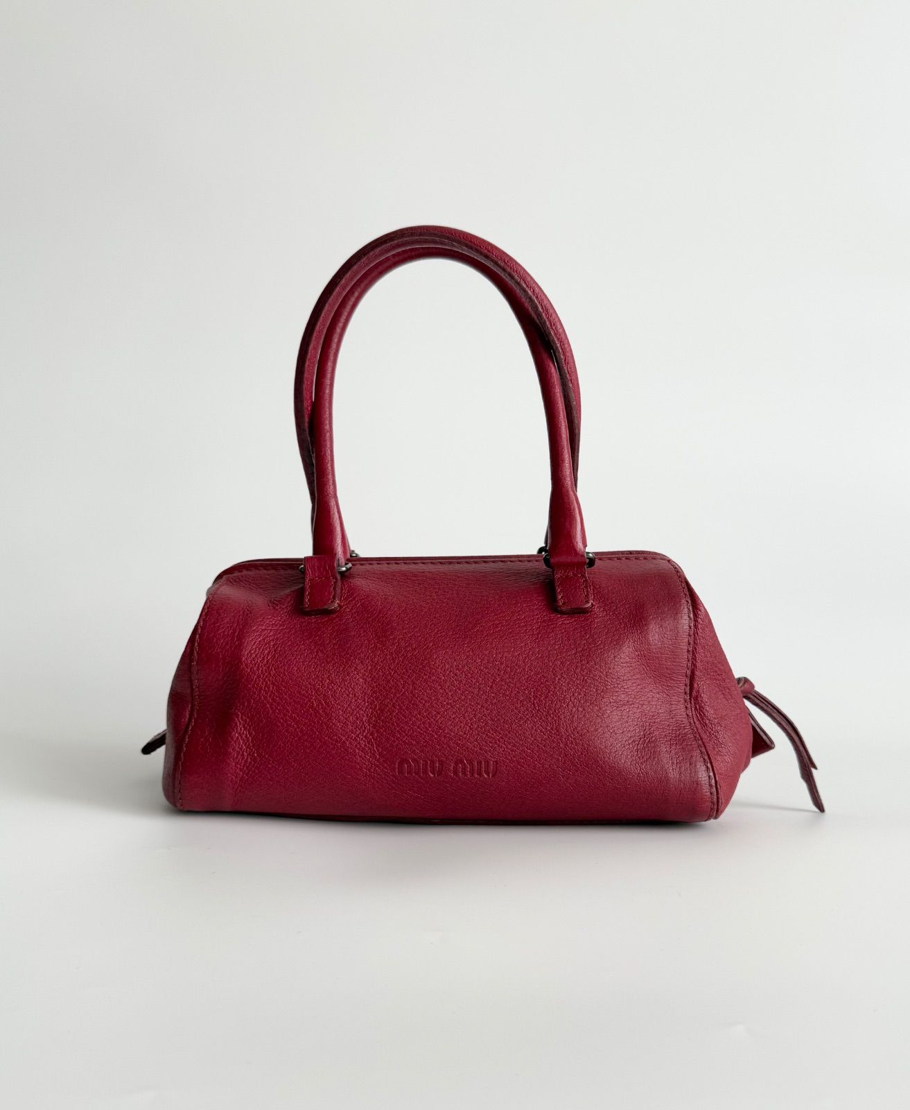 2000s MIU MIU MINI SQUARE LEATHER HAND BAG ミュウミュウ アーカイブ