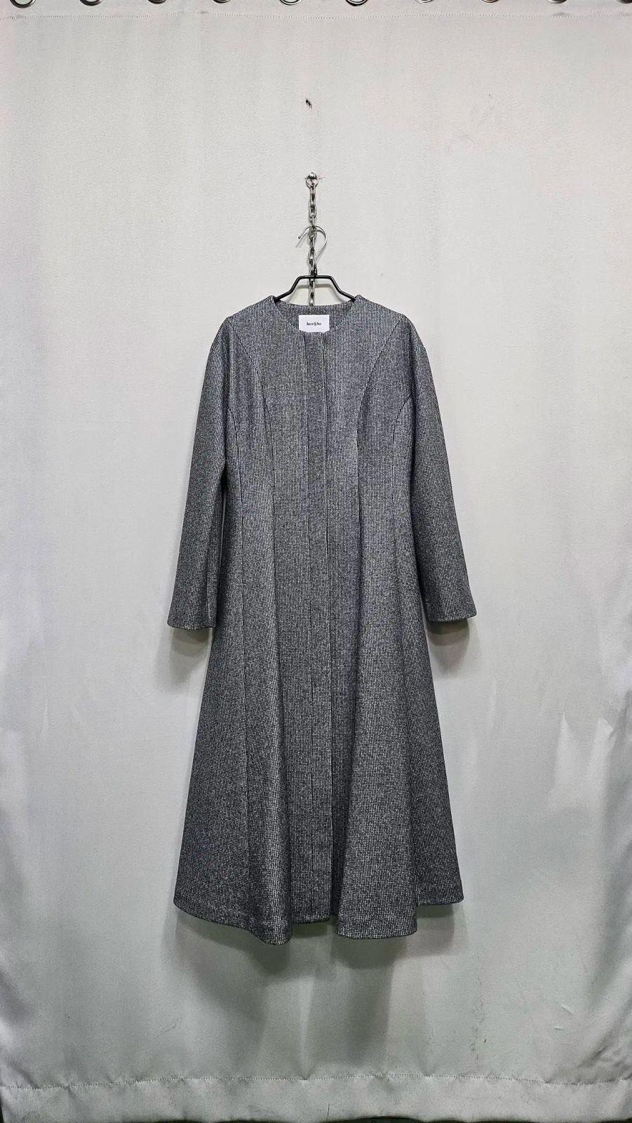 her he オープンタイプ ロングコート