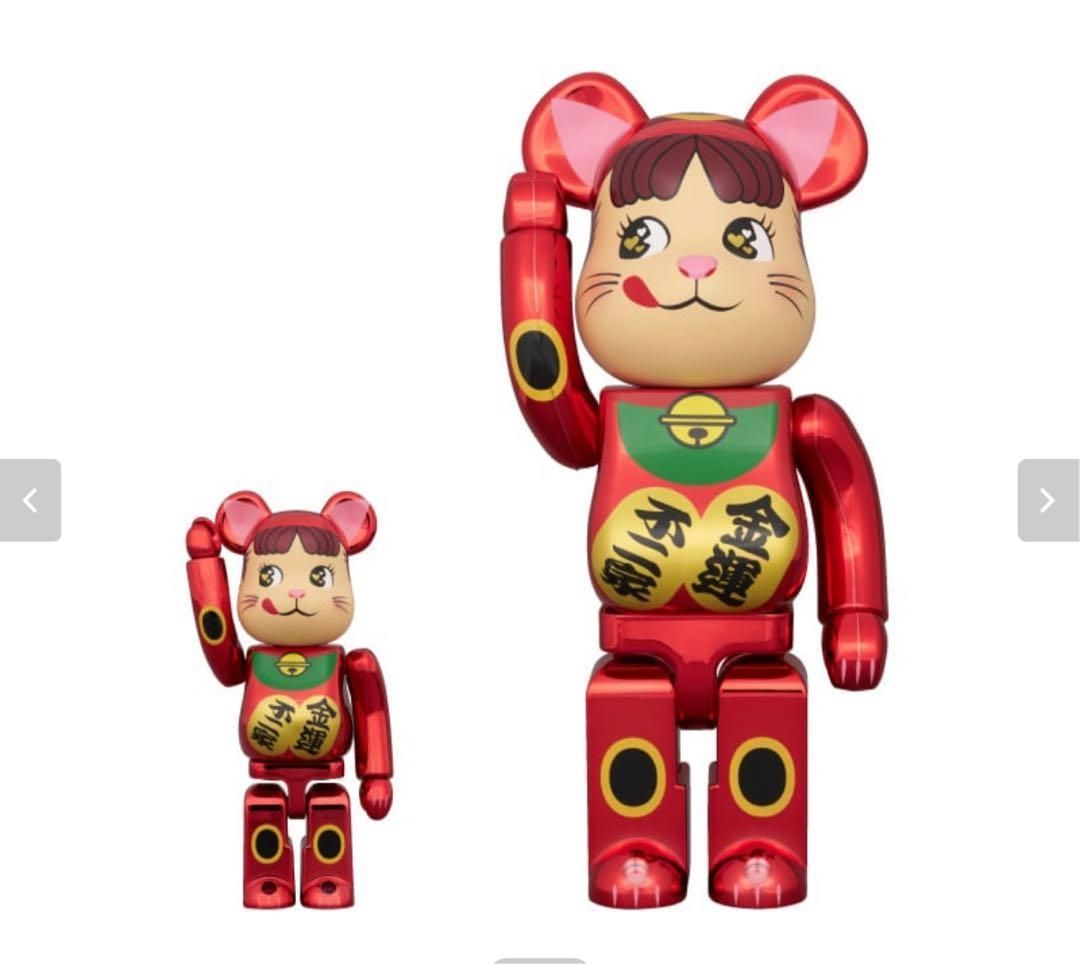 BE@RBRICK ペコちゃん ダブル小判 梅色金メッキ 100％ & 400％ - メルカリ