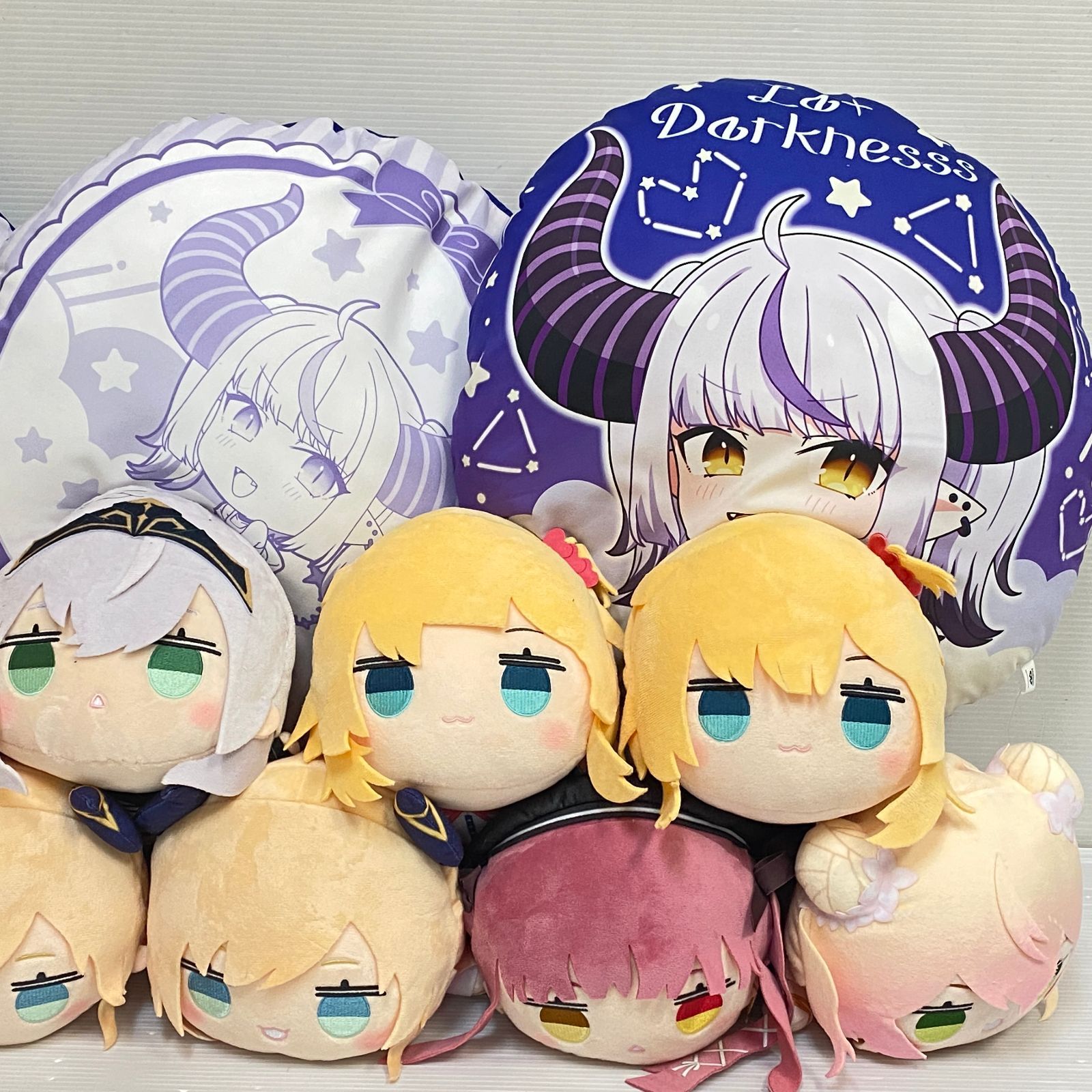 ホロライブ　ぬいぐるみ　クッション　まとめ売り △160 hololive ホロライブ ぬいぐるみ クッション 大量 まとめ 中古品
