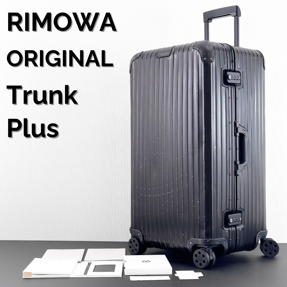 中古 RIMOWAリモワ ORIGINALトランク プラス [並行輸入品] RIMOWA リモワ ORIGINAL Trunk Plus オリジナル トランクプラス 105L 4