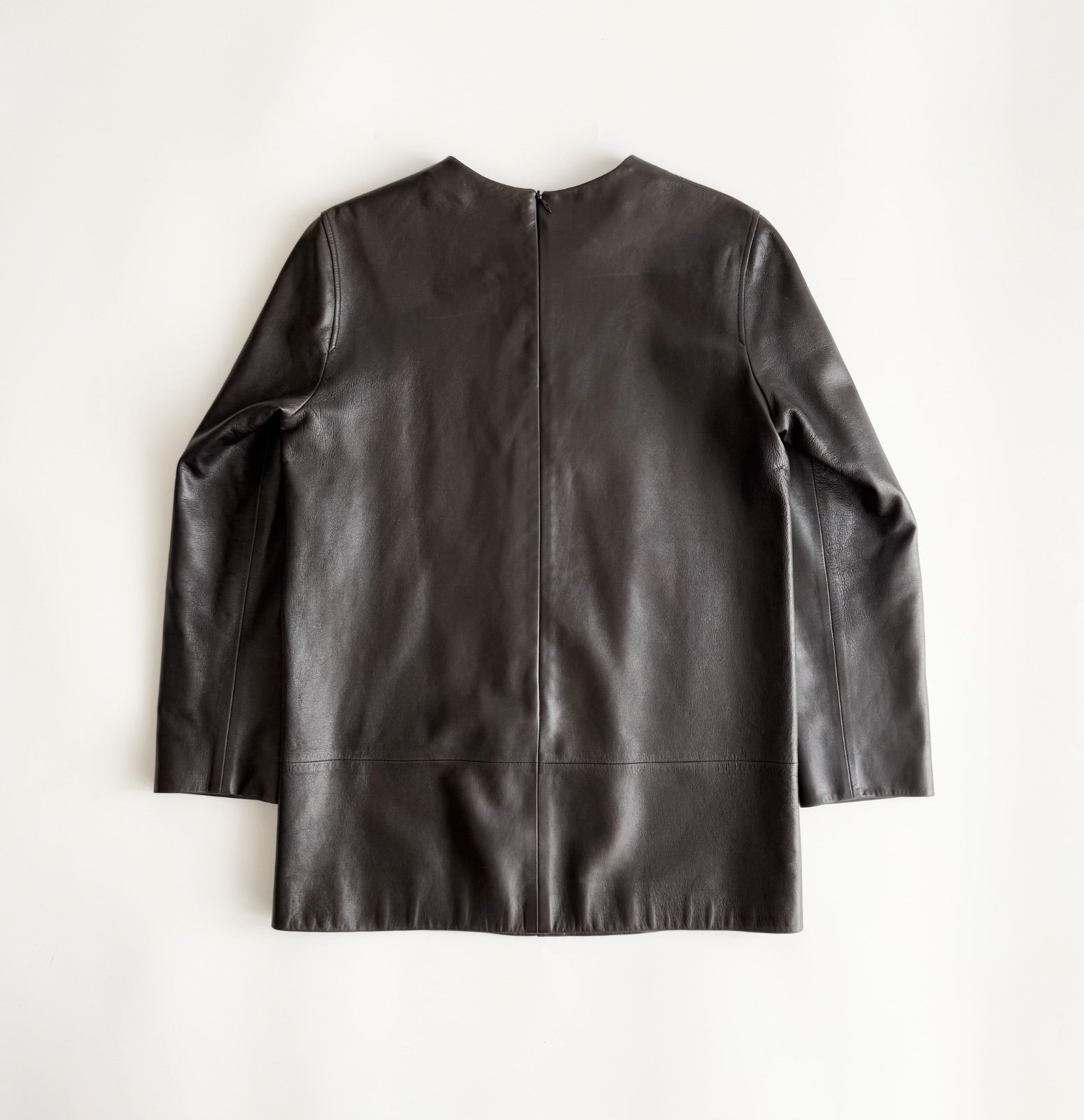FW2002 HERMES BY MARGIELA LEATHER SHIRT エルメス マルジェラ期