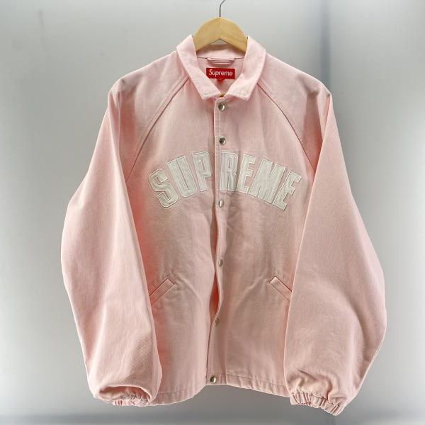 【Supreme】Arc Denim Coaches Jacket ピンク L 中古】Supreme 25SS Arc Denim Coaches Jacket Light Pink size M
