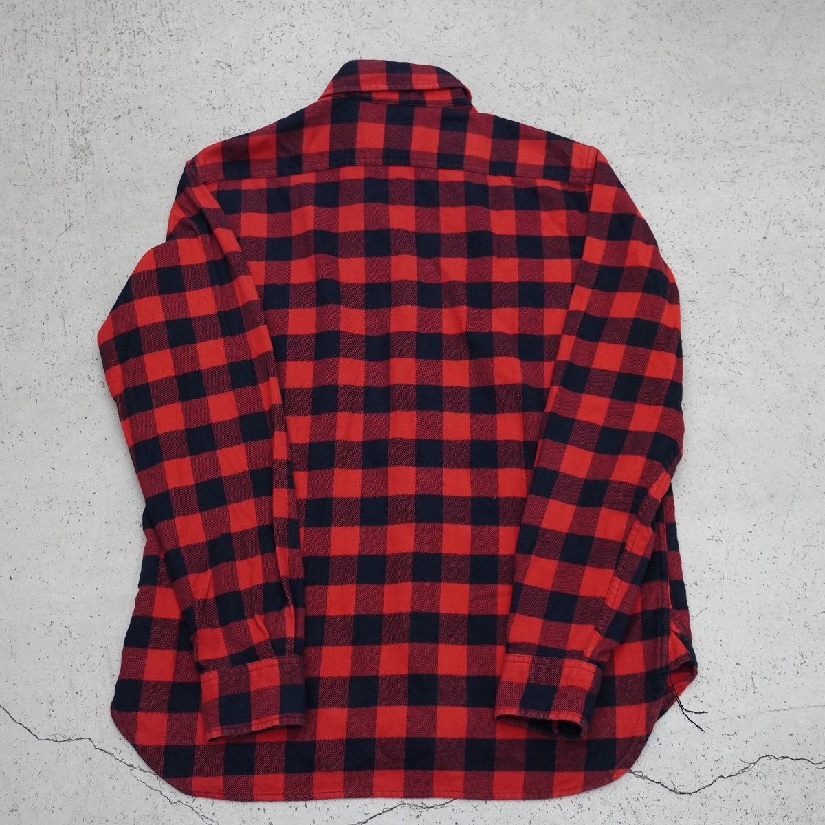 定番 A BATHING APE ア ベイシング エイプ ネルシャツ ウール ブロック