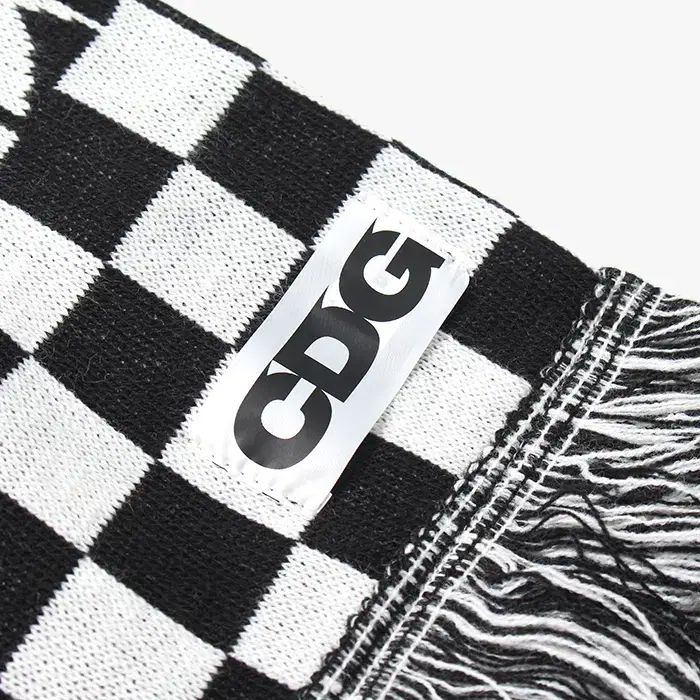 CDG 「チェック マフラー」 - メルカリ