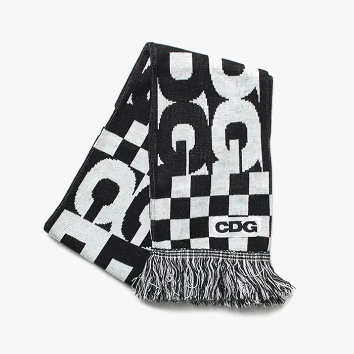 CDG 「チェック マフラー」 - メルカリ