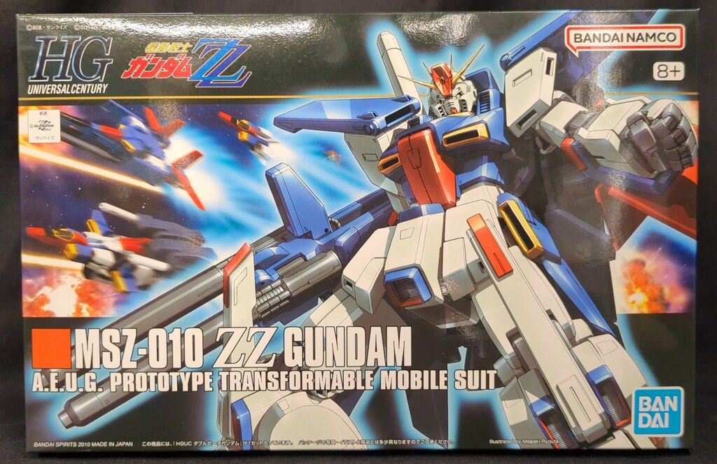HG ガンプラ ZZ系8種セット BANDAI SPIRITS HGUC 1/144 機動戦士ガンダムZZ バンダイナムコ版