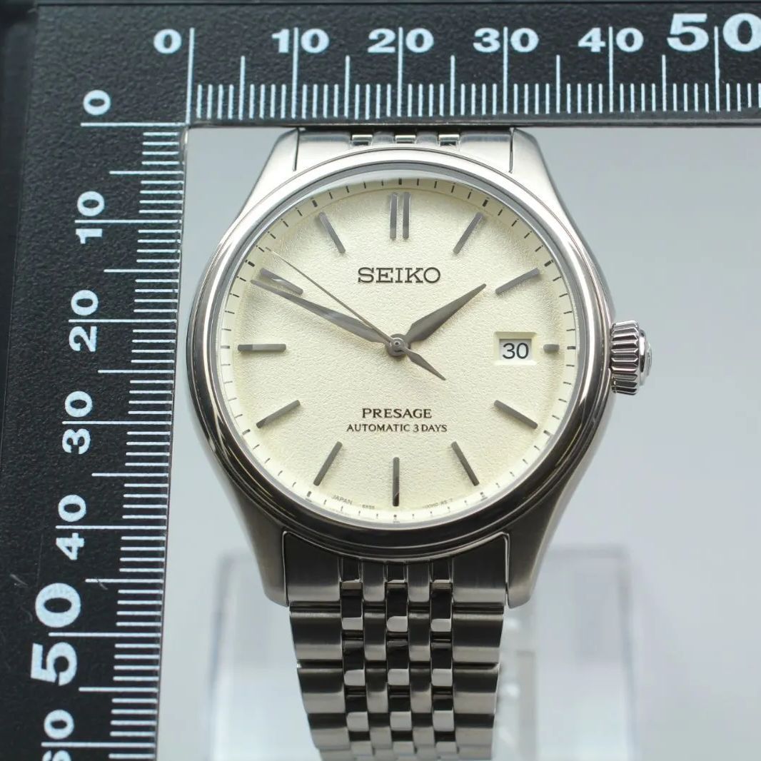  セイコー プレザージュ SARX 121 SS AT 6 R 55 00 H 0 裏スケルトン 自動巻き時計 腕時計(アナログ)