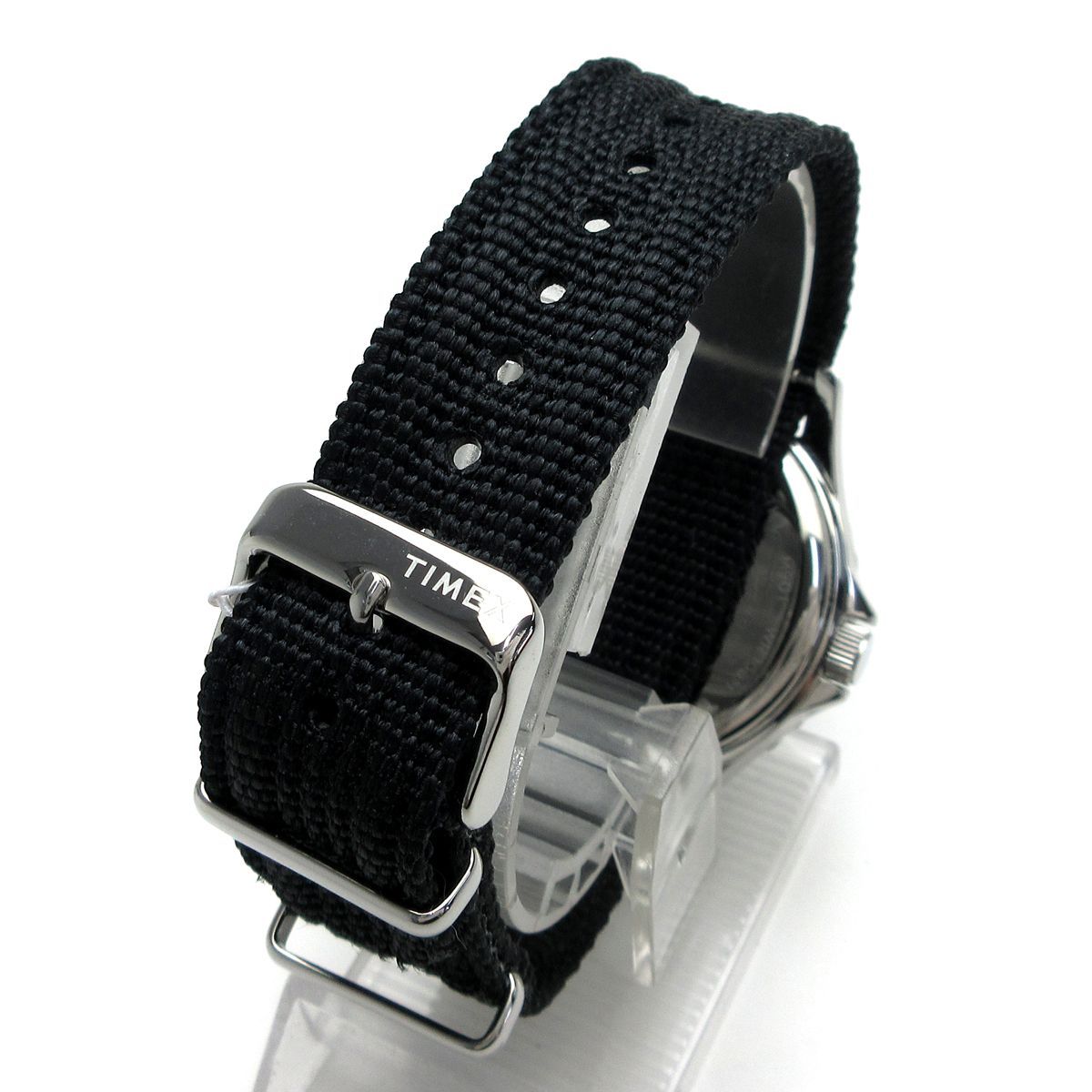 最終価格 タイメックス TIMEX メンズ ファブリックベルト 黒文字盤 