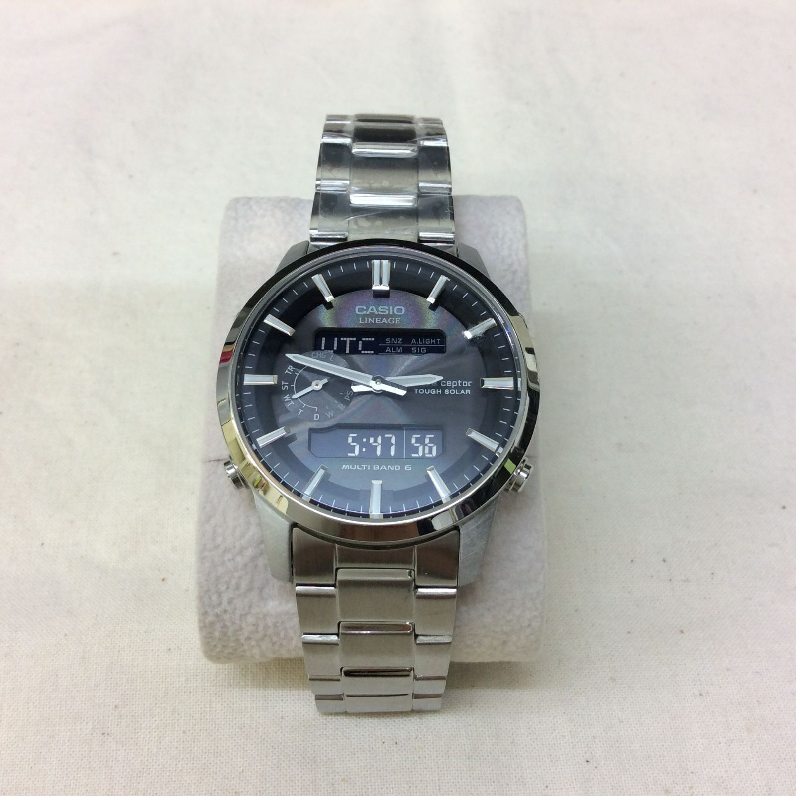 ☆新品・未使用☆【B】CASIO カシオ LINEAGE リニエージ ソーラー電波