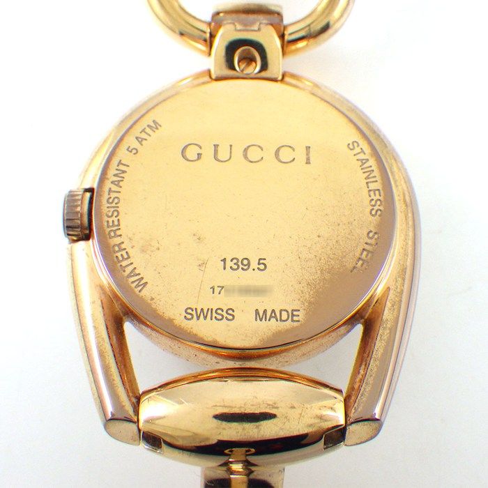 グッチ GUCCI 腕時計 ホースビット 139.5/YA139508 3ポイント ダイヤ