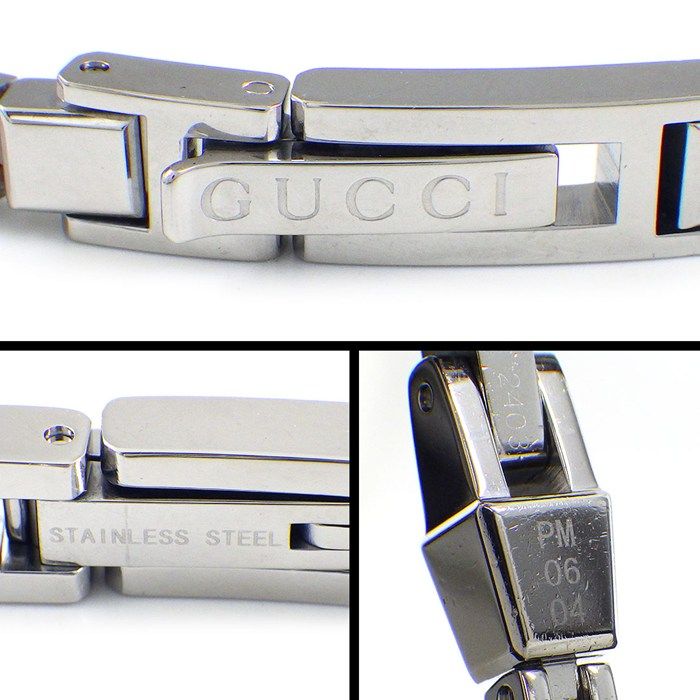 グッチ GUCCI 腕時計 Gミニ 102 スクエア パヴェ ダイヤモンド文字盤 SS クオーツアナログ 【中古】 グッチ GUCCI 腕時計 Gミニ 102 スクエア パヴェ ダイヤモンド文字盤