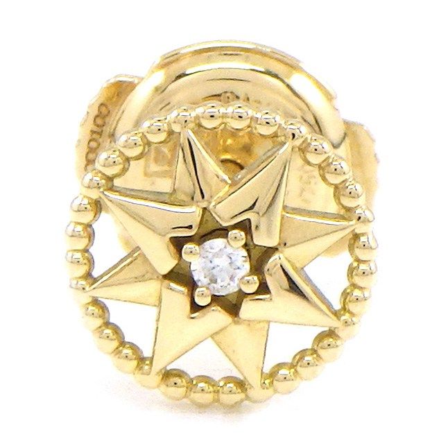 ディオール ローズデヴァン シングルピアス スモール イエローゴールド