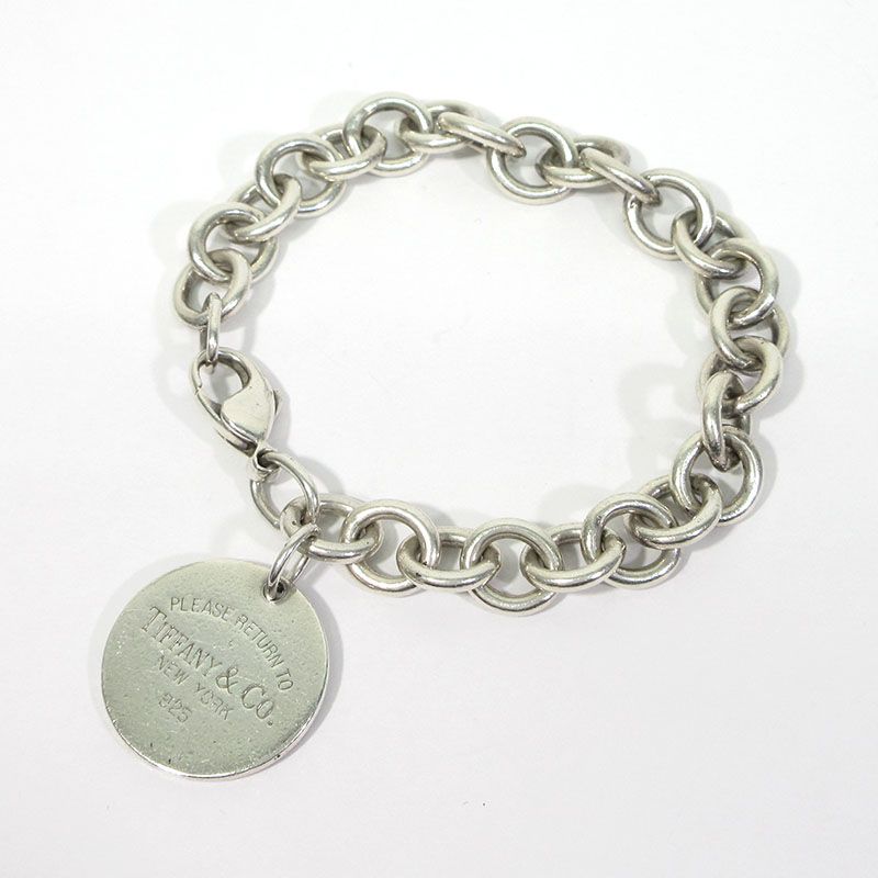 Tiffany-co ティファニー リターン トゥ ラウンドタグ ブレスレット シルバー 135