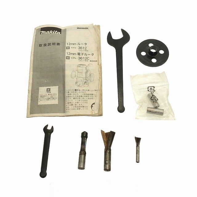  品 makita マキタ 100 V 電子ルーター 3612 C コード式 トリマー 木材加工 切削118625 ルーター ミニルーター 電動工具 エア工具