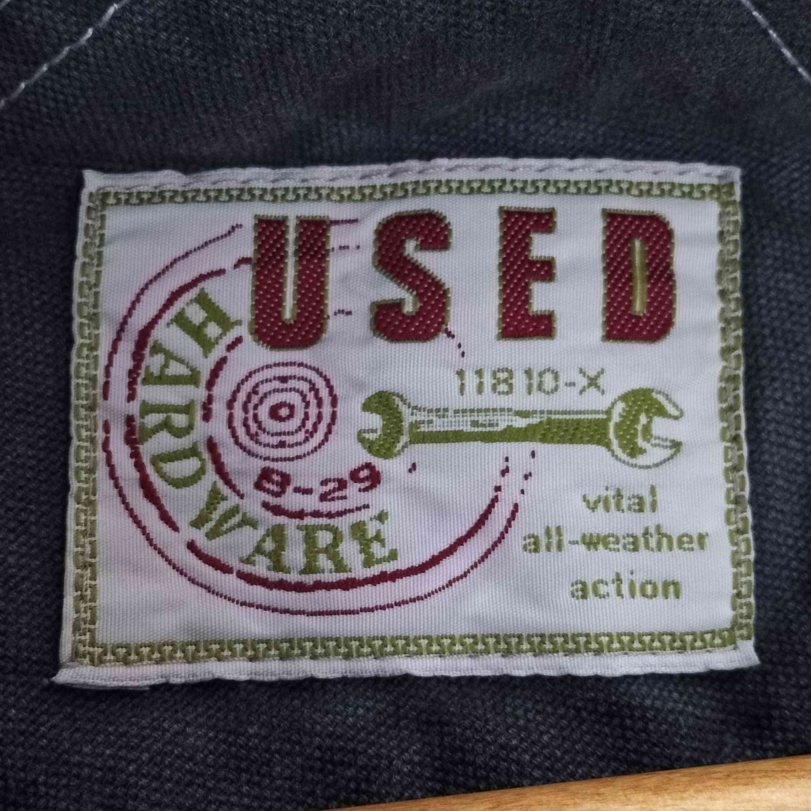 USED古着(ユーズドフルギ) USED HARD WARE 襟コーズ 裏地総柄キルティング 中綿 ハンティングジャケット メンズ 表記無 【中古】【ブランド古着バズストア】 ユーズドフルギ USED古着 USED HARD WARE 襟コーズ 裏地総柄