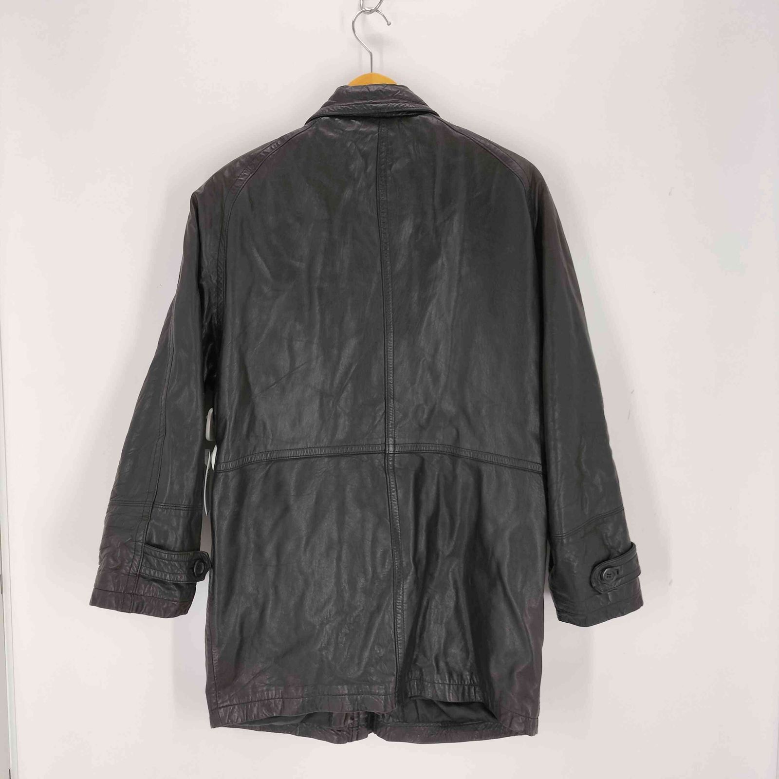 ウィンドアーマー Wind Armor 韓国製 ラムレザー ステンカラーコート