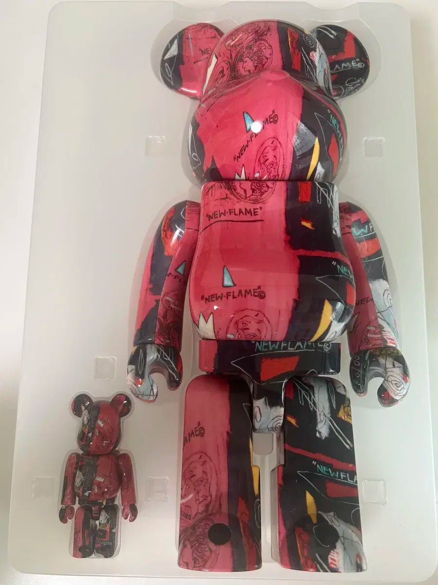 BE@RBRICK(ベアブリック) アンディ・ウォーホル x バスキア #1 100