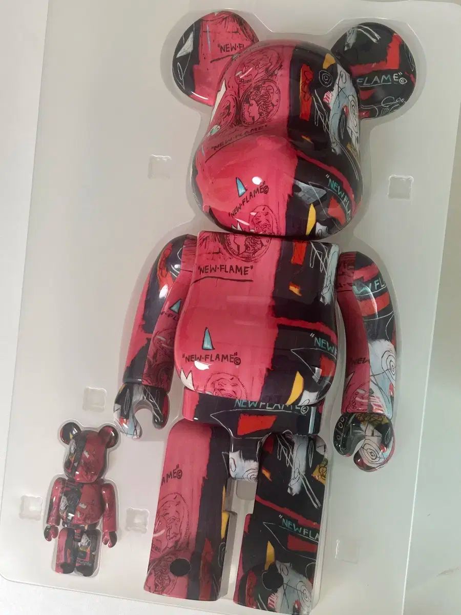 BE@RBRICK(ベアブリック) アンディ・ウォーホル x バスキア #1 100