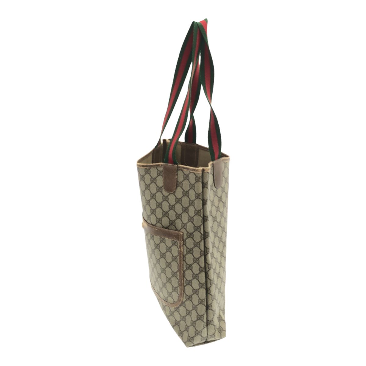 GUCCI オールドグッチ シェリーライン GG柄 トートバッグ 紙タグ 