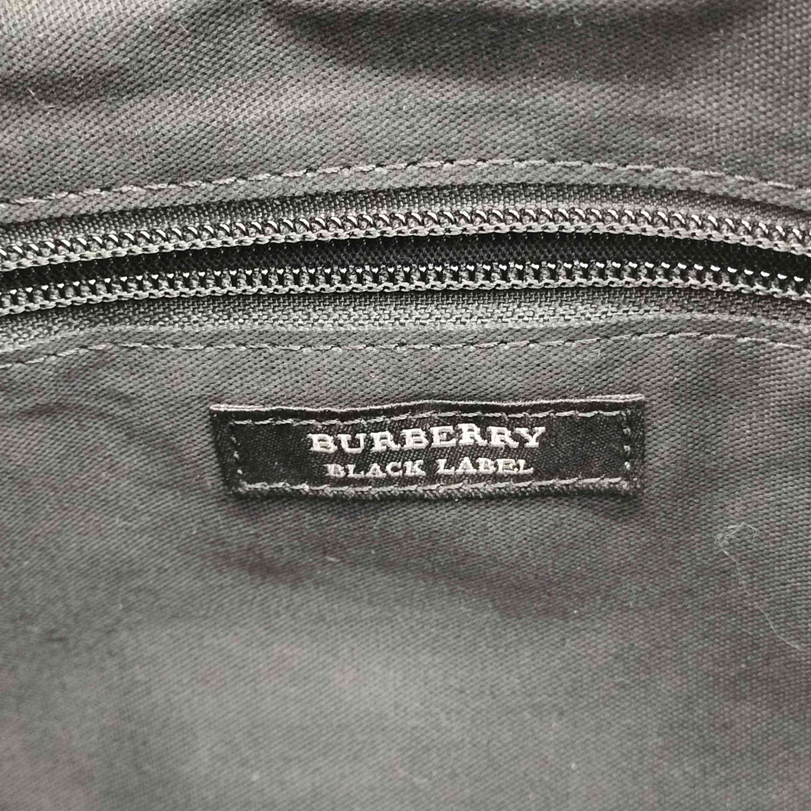ザキッズ BURBERRY BLACK LABEL 2WAY レザートート BURBERRY BLACK LABEL 美品 バーバリーブラックレーベル レザー