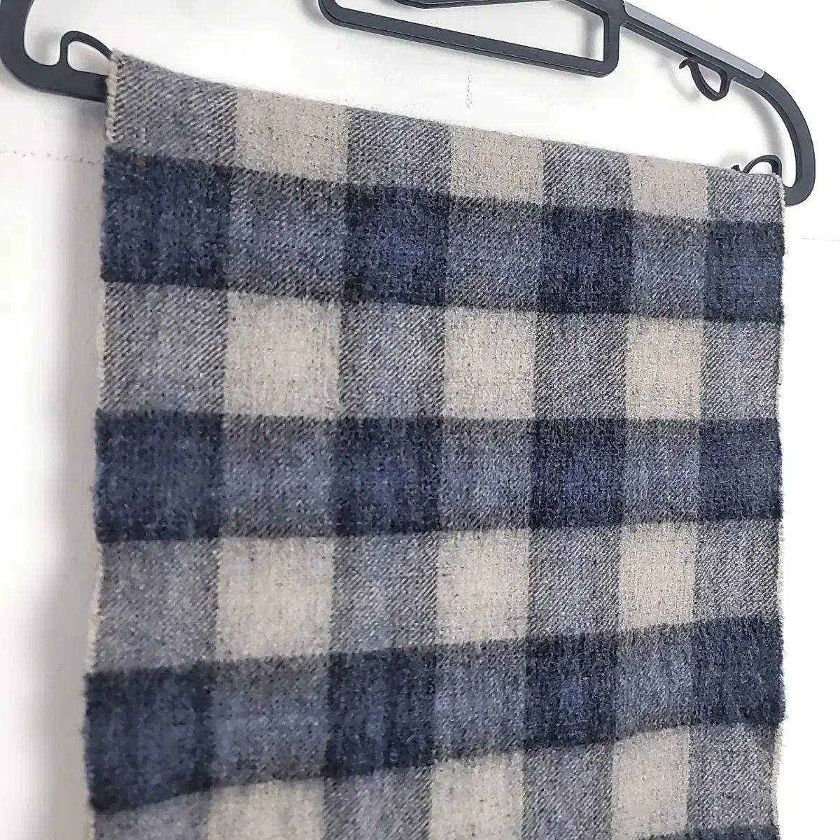 バブアー カシミア ウール マフラー 洗練され 感のある ネイビー CHECK