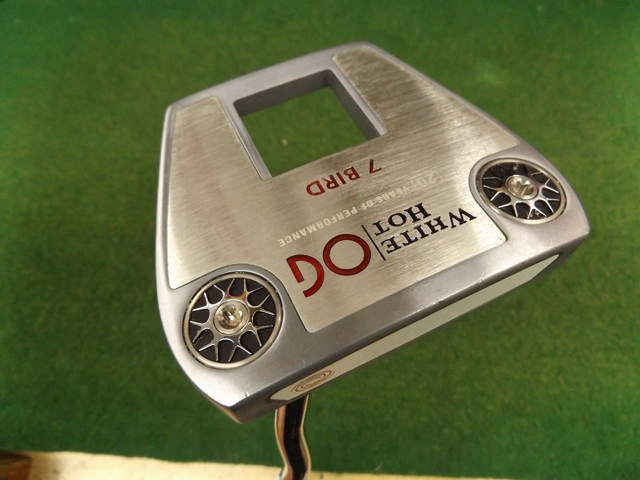 6932 WHITE HOT OG #7 BIRD 34インチ カバー有 オデッセイ ホワイトホット パター ゴルフクラブ .993944