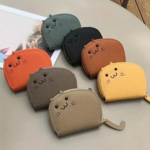 新品未使用 送料無料 ネコ 猫 カードケース コインケース 小銭入れ