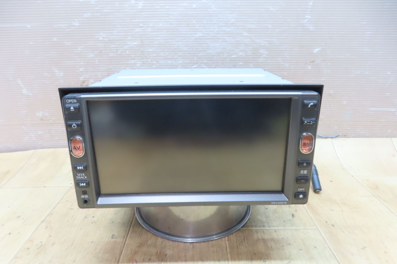 動作保証付☆F4778/日産純正 HS310D-W HDDナビ 地図2010年 地デジTV