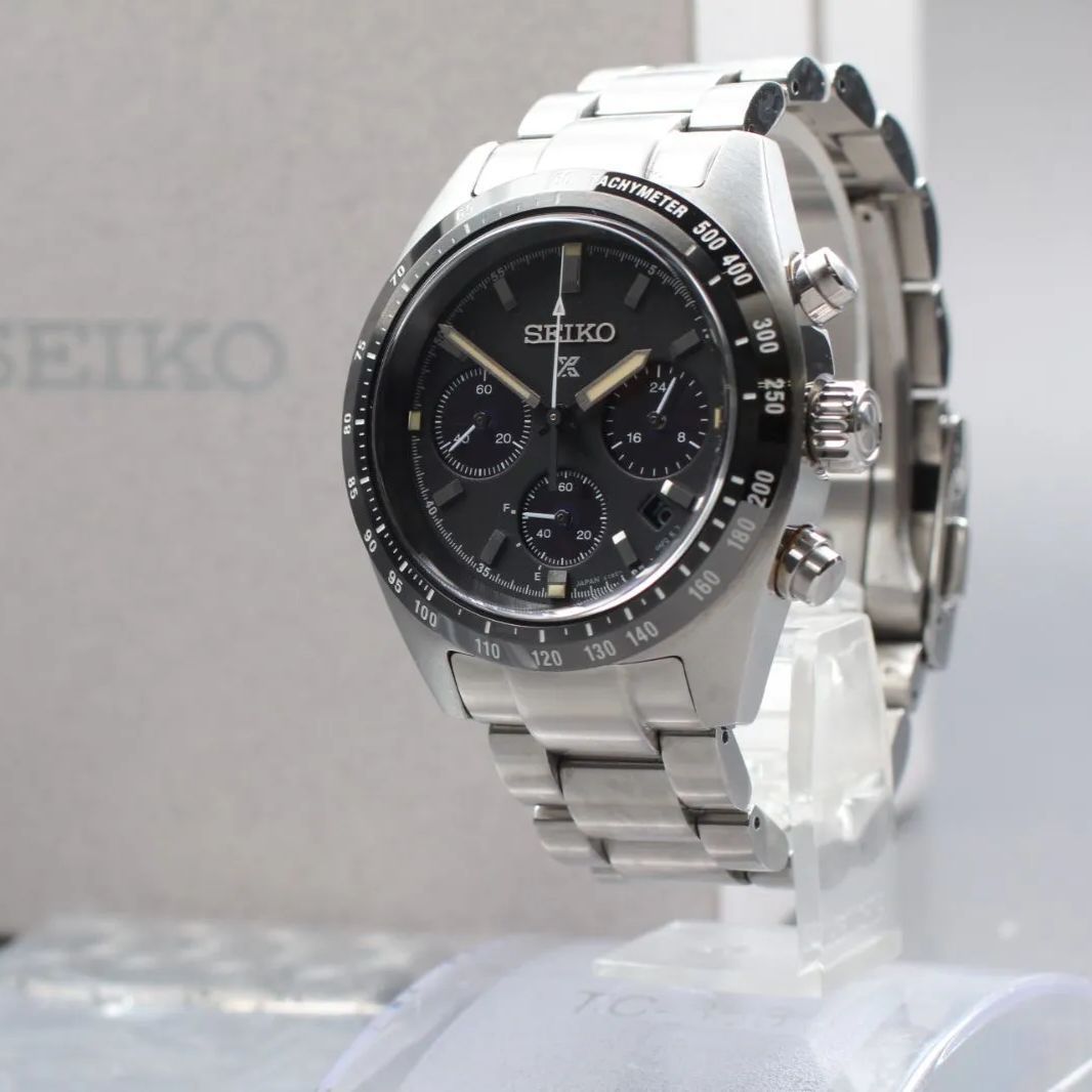 セイコー プロスペックス SBDL 091 V 192 0 AF SS ソーラー 黒文字盤 メンズ腕時計