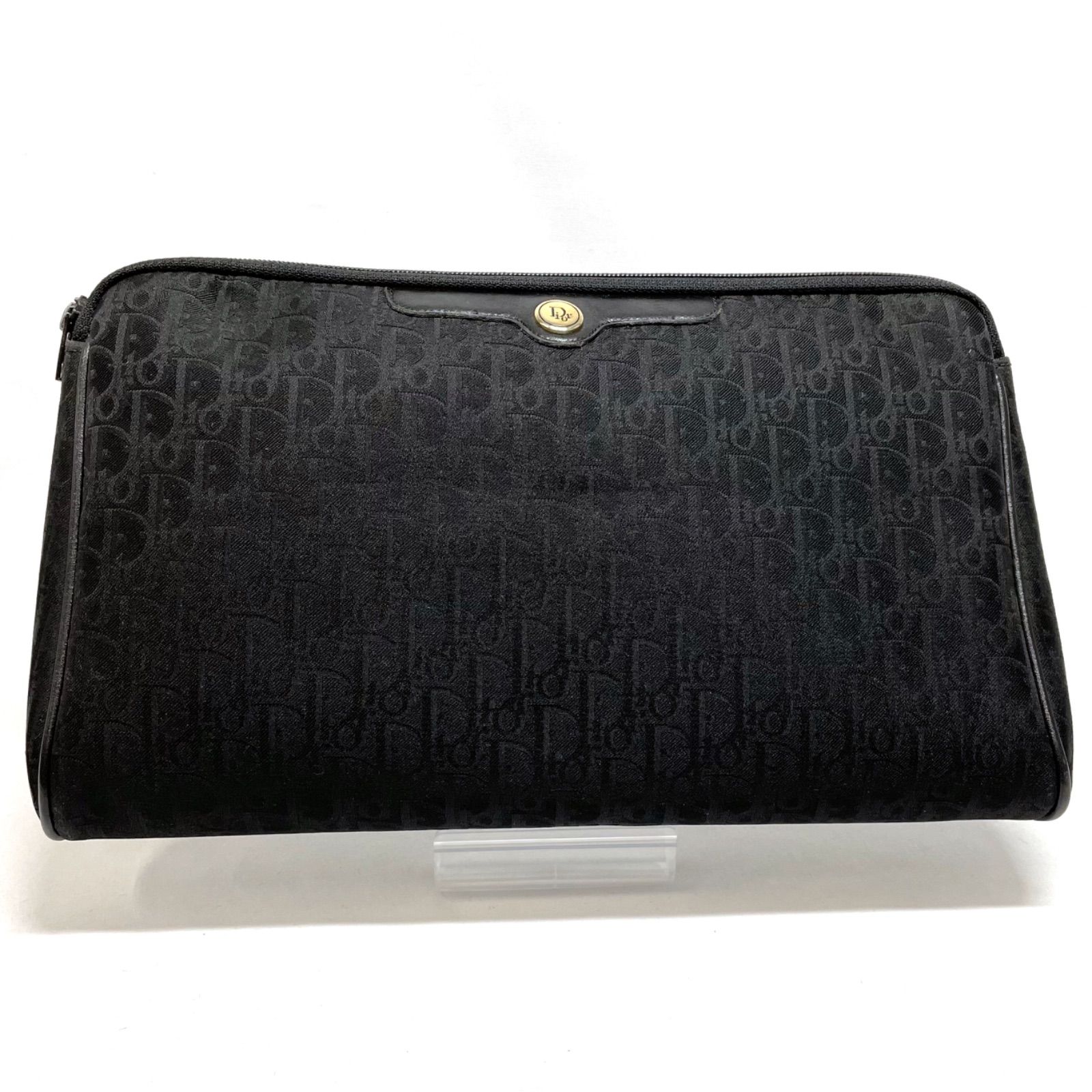 美品】DIOR ディオール クラッチバッグ トロッター ブラック