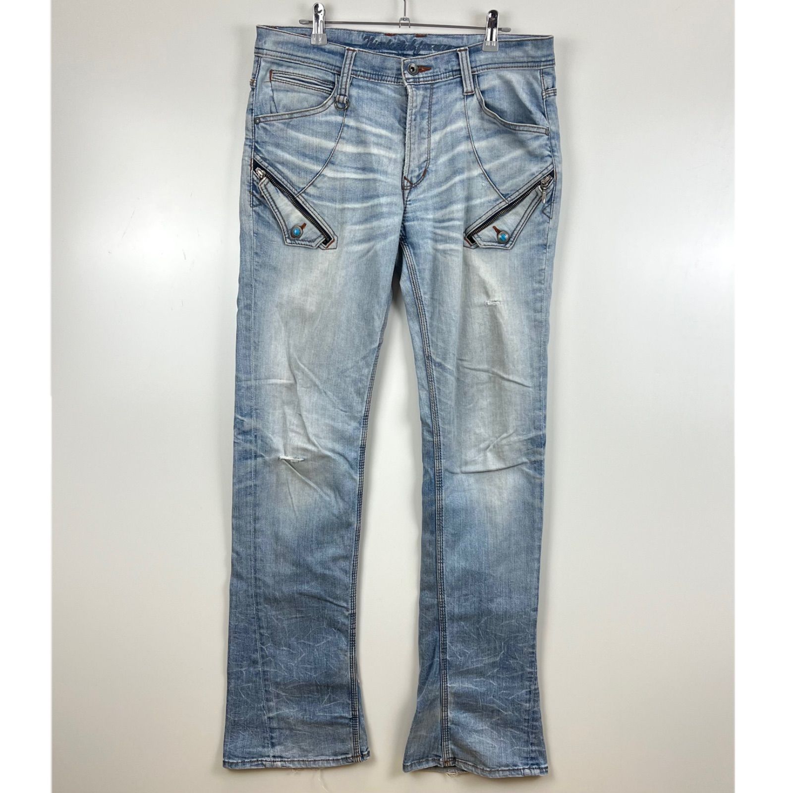 00s Y2K HIDEAWAYS nicole コーティングフレア デニム 00s Y2K HIDEAWAYS nicole コーティングフレア デニム コーティング