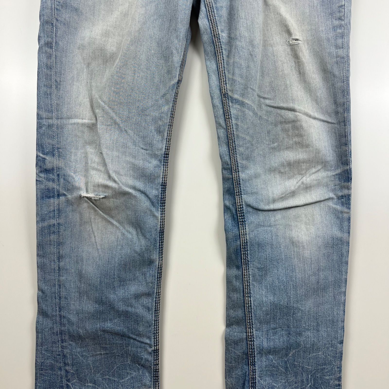 NICOLE CLUB FOR MEN 00s y2k archive turquoise flare denim pants 48