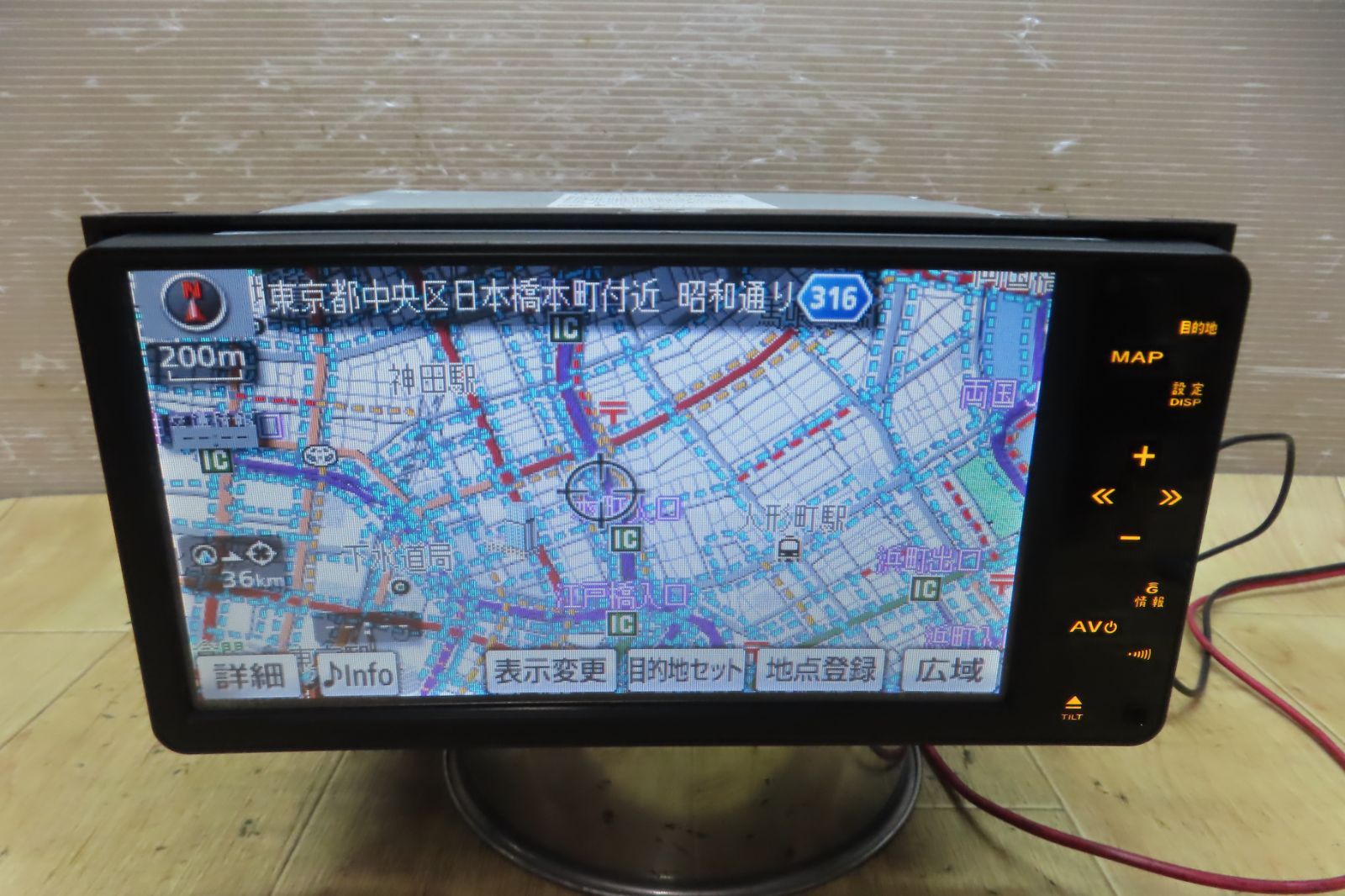 付 F 4787 トヨタ NHDT W 60 G HDDナビ 地図2017年 地デジTVワンセグ内蔵 Bluetooth内蔵 CD DVD再生OK 本体のみ