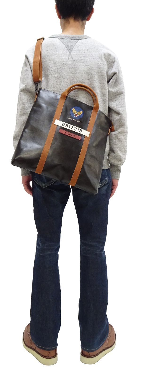 トイズマッコイ TMA2521 バッグ レザー ヘルメットバッグ スティーブ