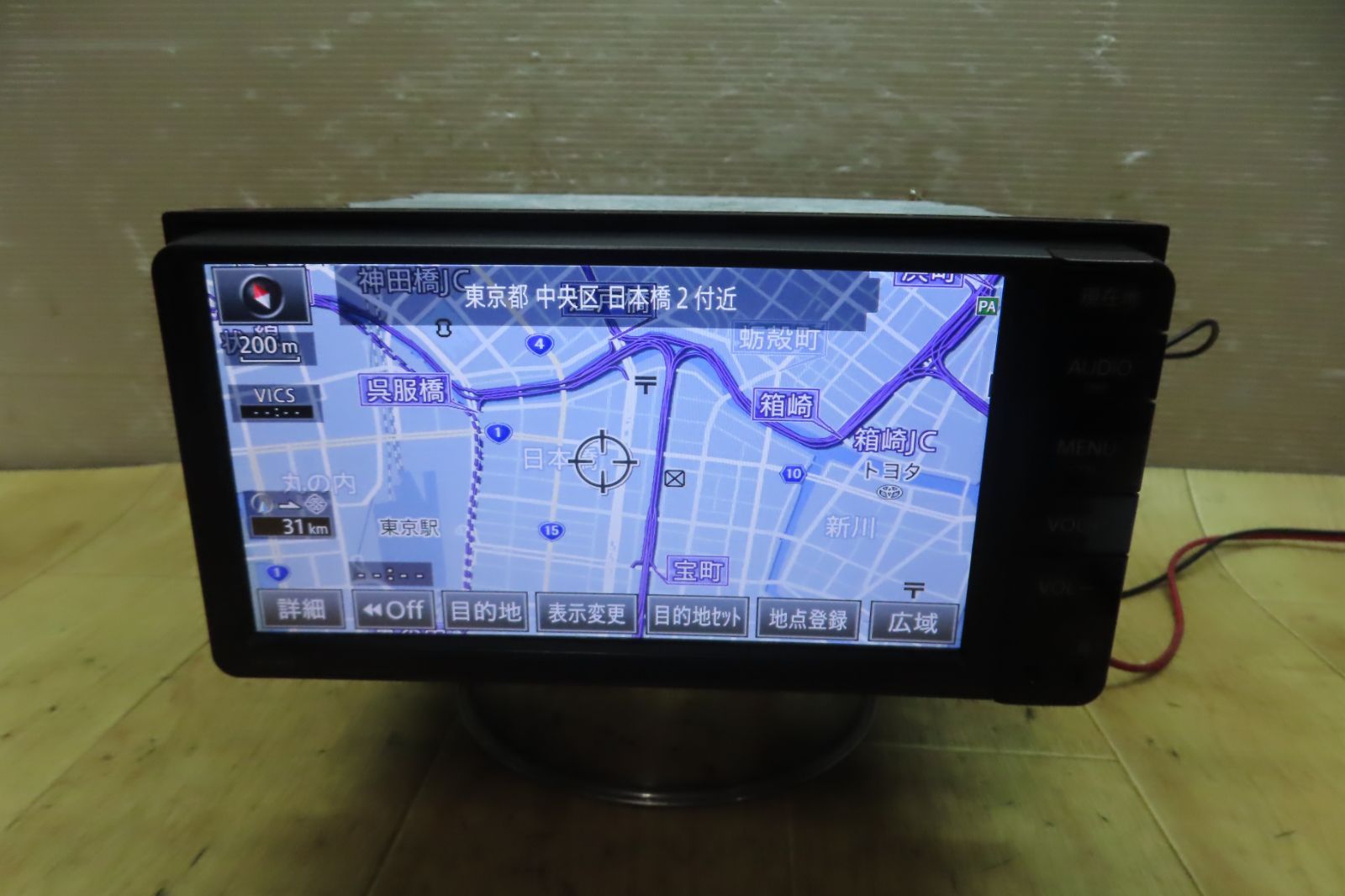 付 F 4788 トヨタ NSCP W 64 SDナビ 地図2016年 地デジTVワンセグ内蔵 Bluetooth内蔵 CD再生OK 本体のみ