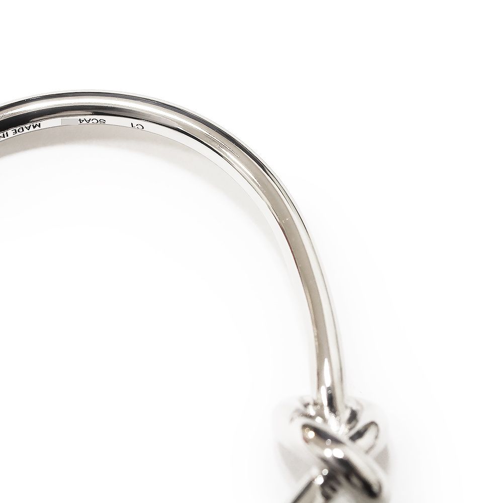 セリーヌ ノット エクストラシン ブレスレット バングル #C1 シルバー