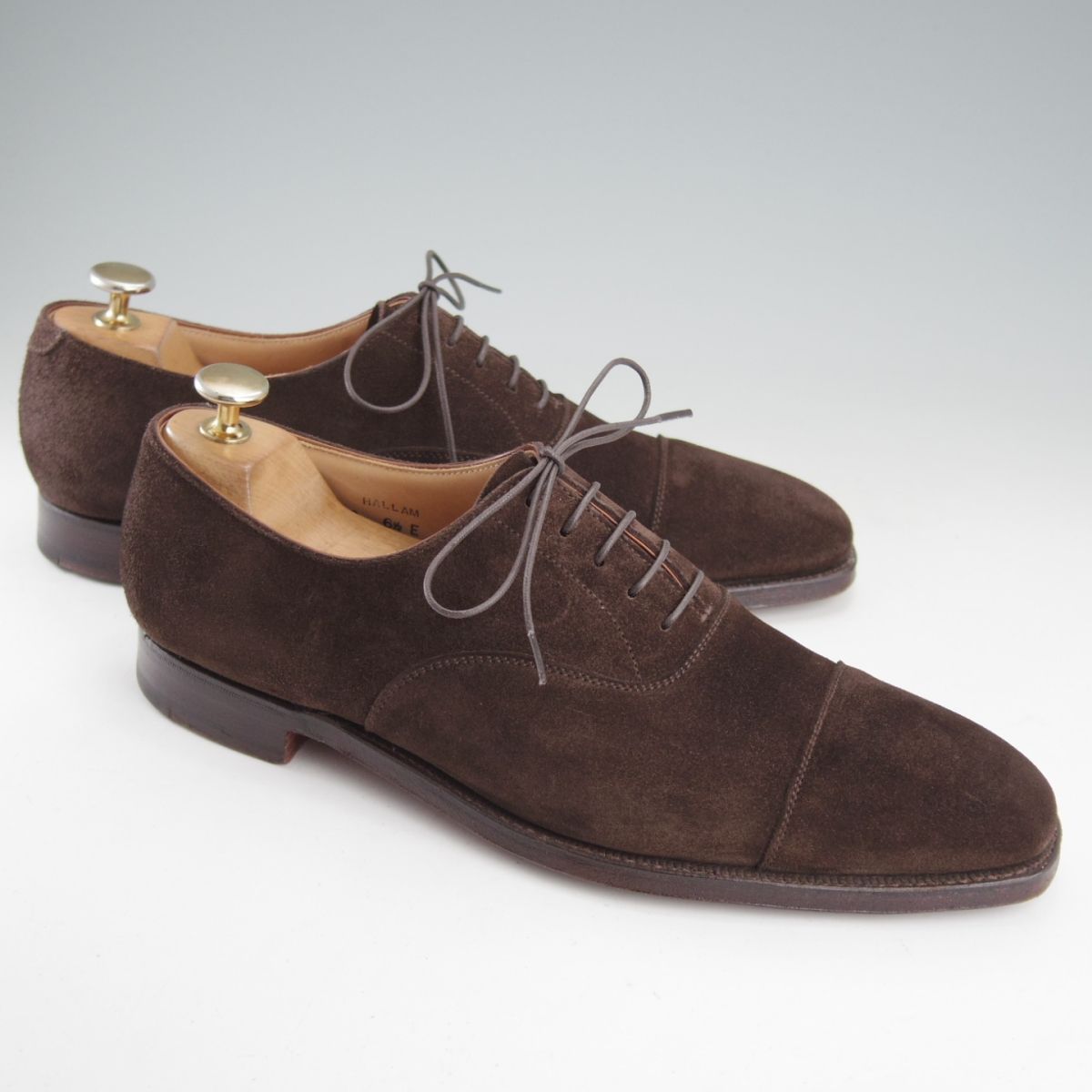 極美品☆クロケット&ジョーンズ 6.5E【現行定価10万円以上☆HALLAM/348