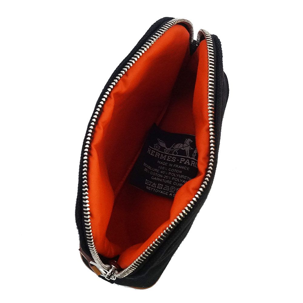 エルメス ボリード 16 ミニミニ 化粧 コスメ ポーチ コットン100