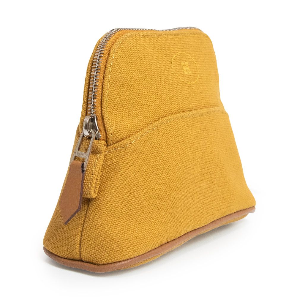 エルメス ボリード 16 ミニミニ 化粧ポーチ コットン100％ キャンバス