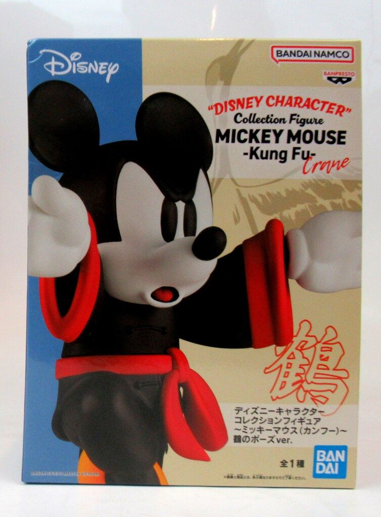 ディズニーキャラクター フィギュア ミッキーマウス カンフー 鶴のポーズ BANDAI SPIRITS コレクションフィギュア ディズニーキャラクター