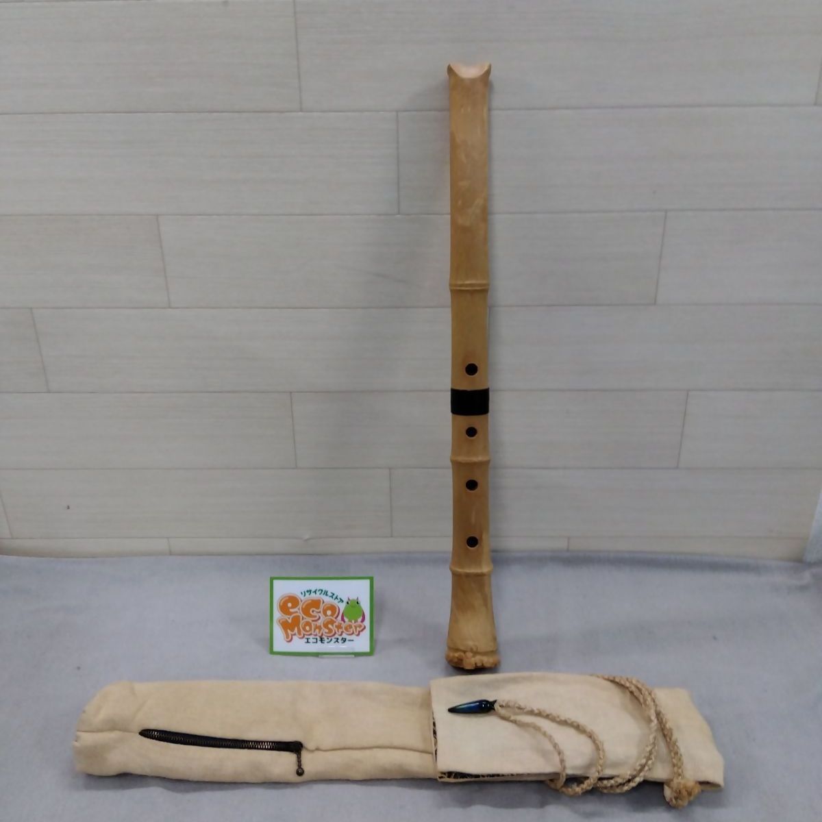 尺八本体 樹脂製 収納袋付き 尺八本体 樹脂製 収納袋付き 尺八本体 樹脂製 収納袋付き