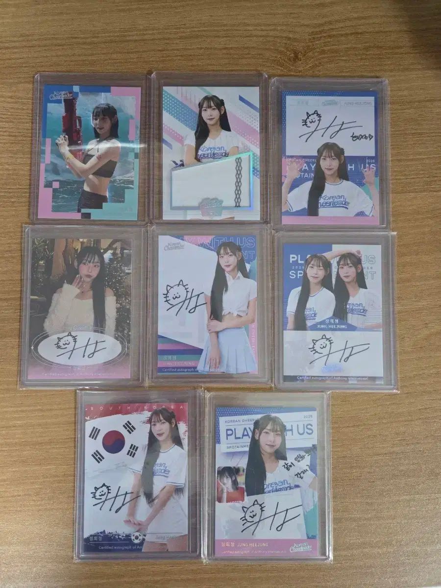 2025 コリア チアリーダー チョン ヒジョン カード