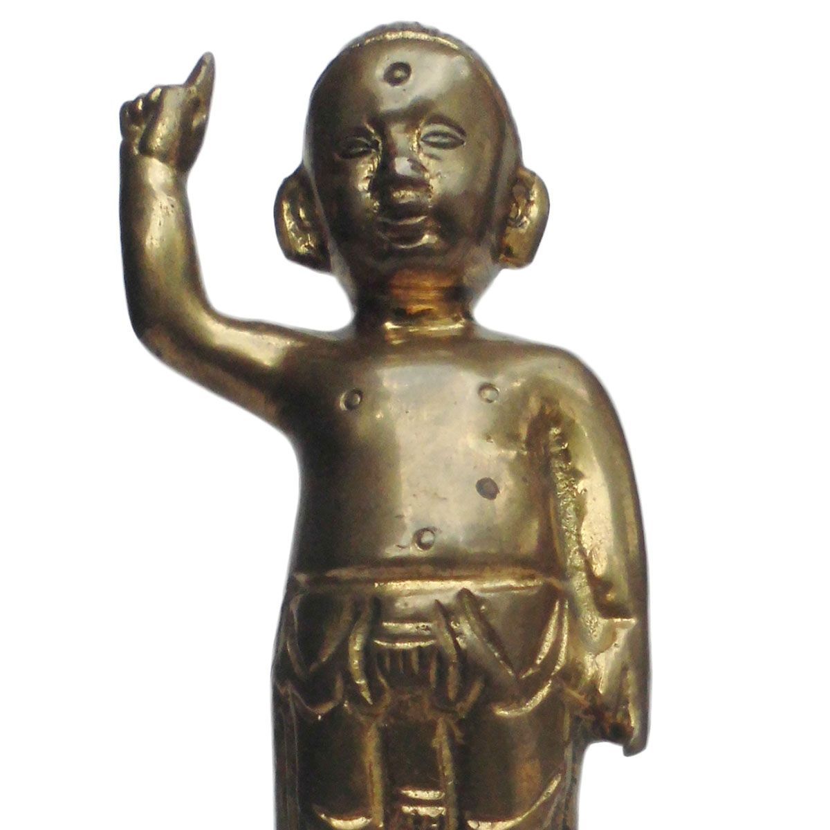 アジアン雑貨 ネパール仏像 ブッタ誕生 真鍮製3 - メルカリ