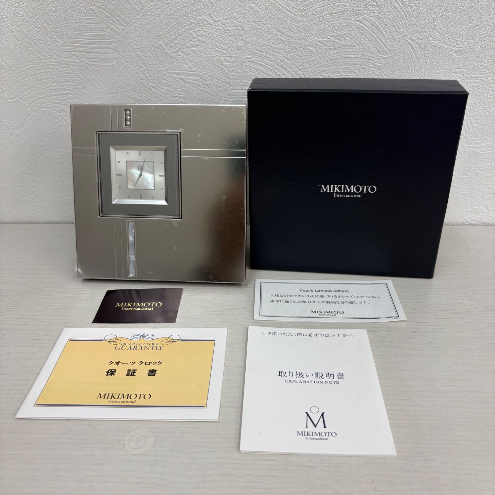 MIKIMOTO クオーツクロック 動作未確認 - メルカリ