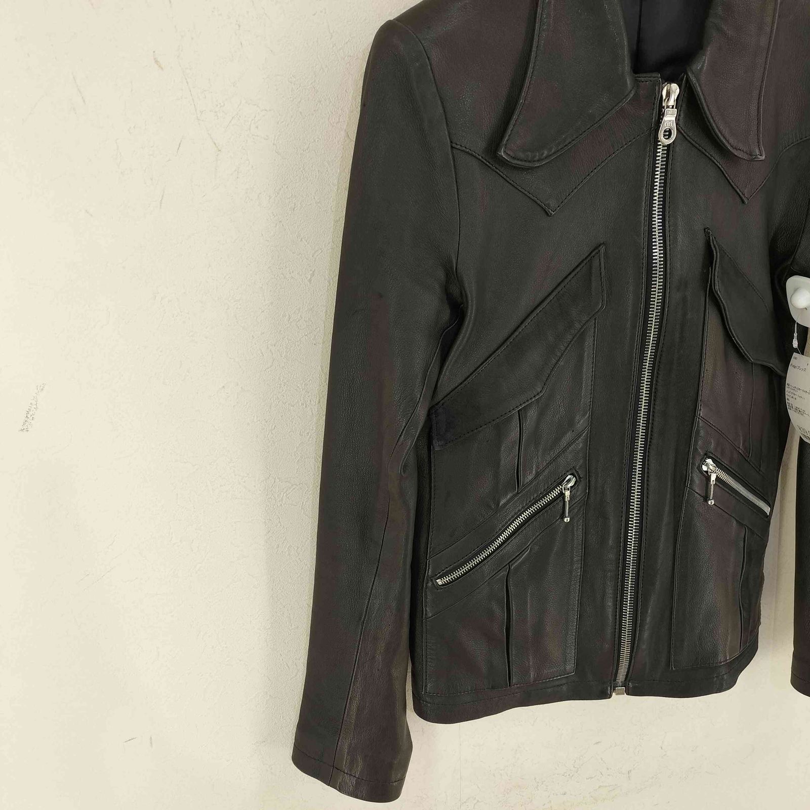 プレッジ Pledge 羊革 ウィンチェスター ライダース レザージャケット