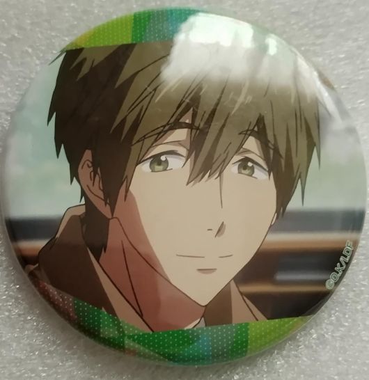 Free 橘真琴 プレートバッジ e➖Free！➖ 橘真琴 フェイス 缶バッジ - メルカリ